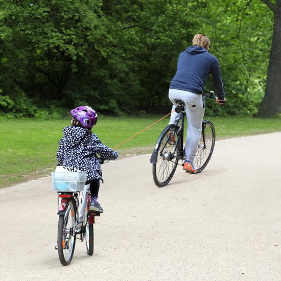 Corde De Remorquage Pour Vélo 2,5 M – Noir, Sangle De Traction Robuste En PP