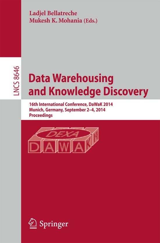 Data Warehousing and Knowledge Discovery - cover