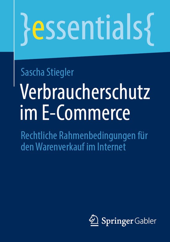 essentials- Verbraucherschutz im E-Commerce - cover