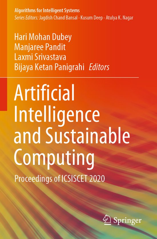 Artificial Intelligence and Sustainable Computing - cover