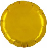 Rond Goud ballon 90 cm (plat) zonder verpakking (bulk). Koop meer voor %
