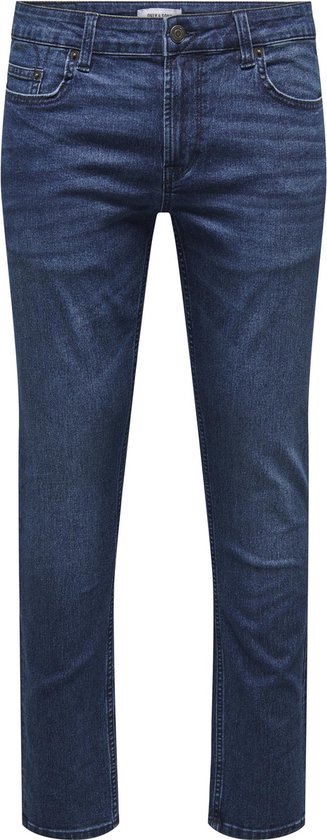 Only & Sons Jeans Onsloom Slim One Dbd 6455 Pim Dnm Vd 22026455 Dark Blue Denim Mannen Maat - W30 X L34