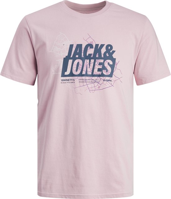 Jack & Jones T-shirt Jcomap Summer Logo Tee Ss Crew Neck 12257908908 Winsome Orchid Mannen Maat - M
