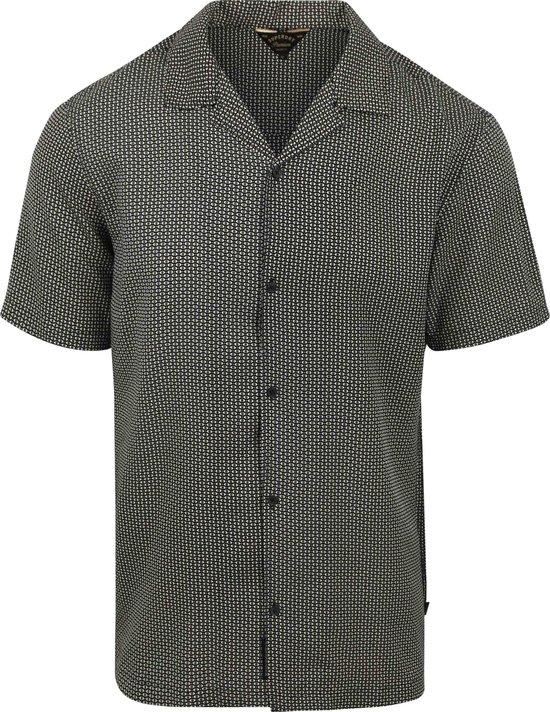 Superdry - Overhemd Short sleeve Zwart Lucy Mono Print - Heren - Maat XL - Modern-fit