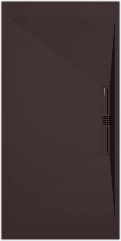 Receveur de douche Sanifun Stone Side Chocolat Lisse 1400 x 900 P