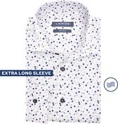 Ledûb Overhemd - Extra Lang - Blauw - 41
