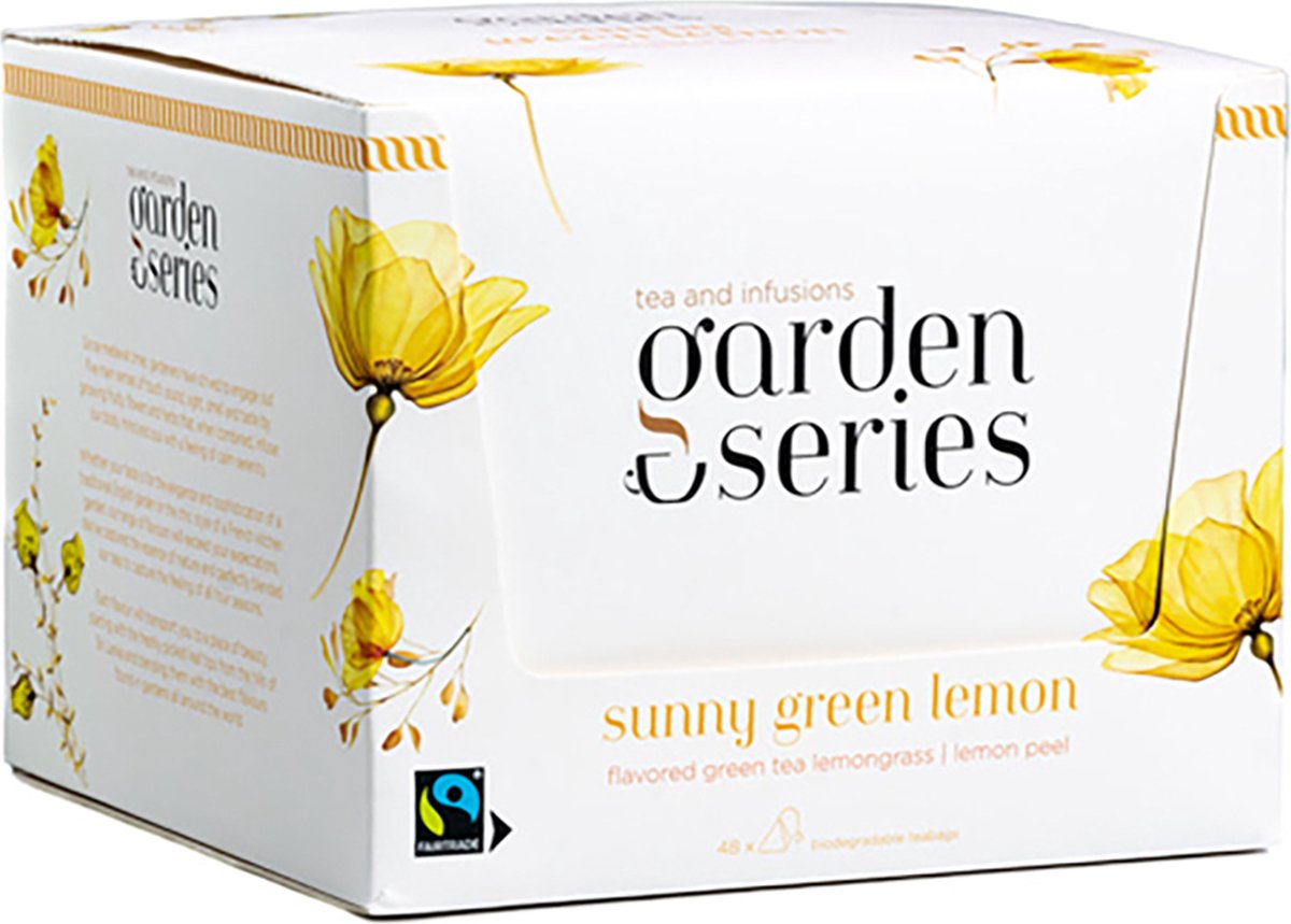 Groene Thee - Sunny Green Lemon - Garden Series Box (48 piramidebuiltjes)