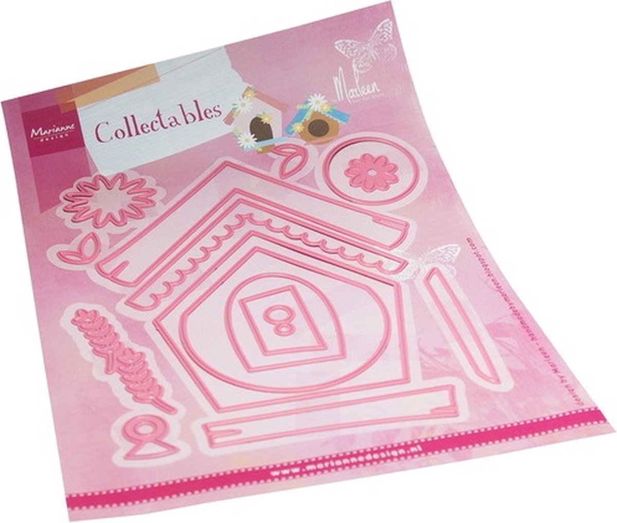 Marianne Design Marianne D Collectable Vogelhuisjes by Marleen COL1540 110x150mm (03-24)