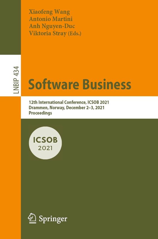 Springer Nature Proceedings Computer Science - Software Busi ... - cover