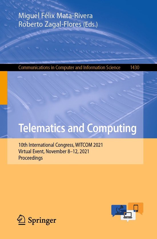 Springer Nature Proceedings Computer Science - Telematics an ... - cover