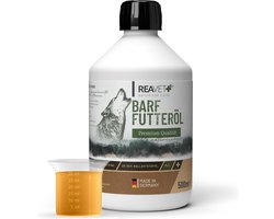 ReaVET - Premium BARF voederolie voor Honden - Ondersteunt het immuunsysteem van je hond - Ideaal bij BARF - 500ml