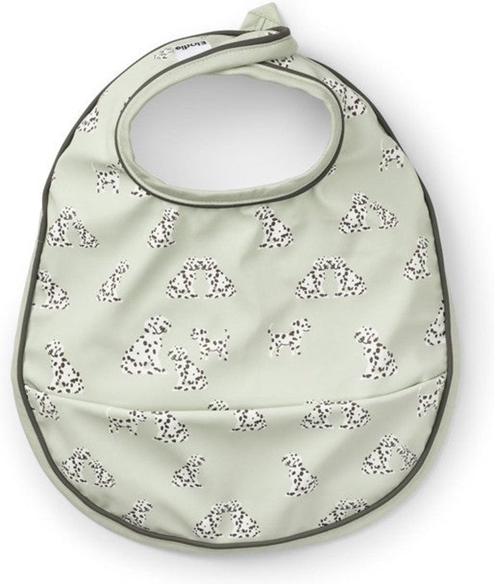 Goedkoopste Elodie Slab - Slabbetjes - Slabbertjes Baby - Slab Slab met opvangbakje - Darling Dalmatians
