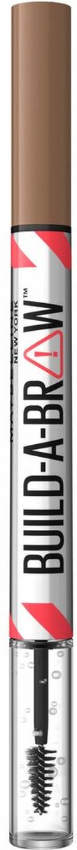 Maybelline - Build-a-Brow - Wenkbrauwpotlood/-gel - voor elk type wenkbrauw - creëert natuurlijke, vollere wenkbrauwen in slechts 2 stappen - Soft Brown