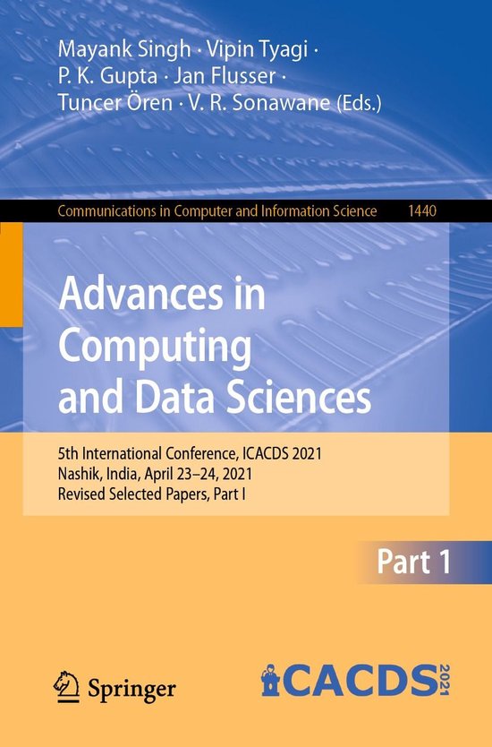 Springer Nature Proceedings Computer Science 1 - Advances in ... - cover