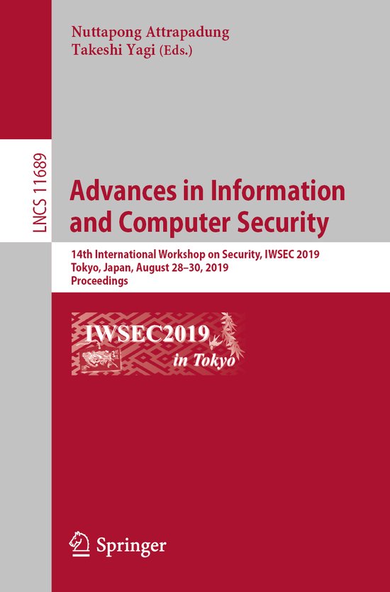 Lecture Notes in Computer Science11689- Advances in Informat ... - cover