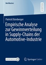 BestMasters- Empirische Analyse zur Gewinnverteilung in Supply-Chains der Automotive-Industrie