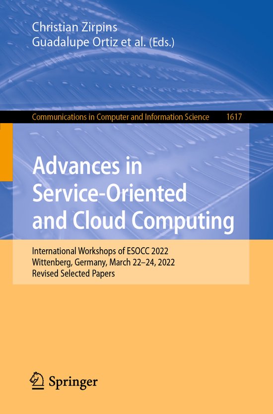 Communications in Computer and Information Science1617- Adva ... - cover