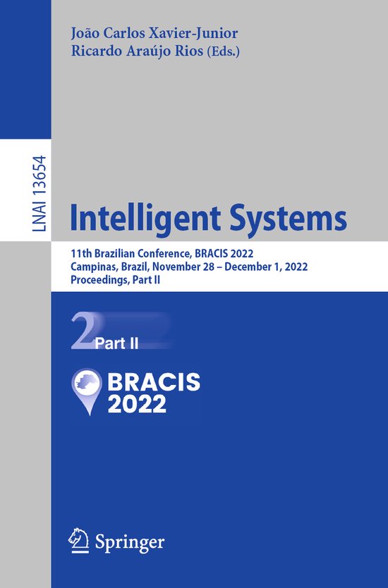 Lecture Notes in Computer Science13654- Intelligent Systems - cover