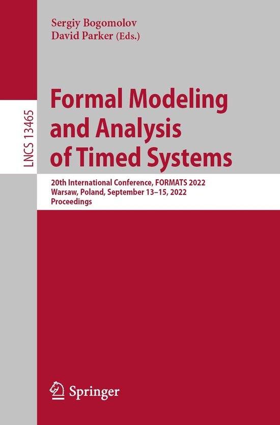 Springer Nature Proceedings Computer Science - Formal Modeli ... - cover