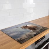 Inductie beschermer hooglander in het openlandschap | 71 x 52 cm | Keukendecoratie | Bescherm mat | Inductie afdekplaat