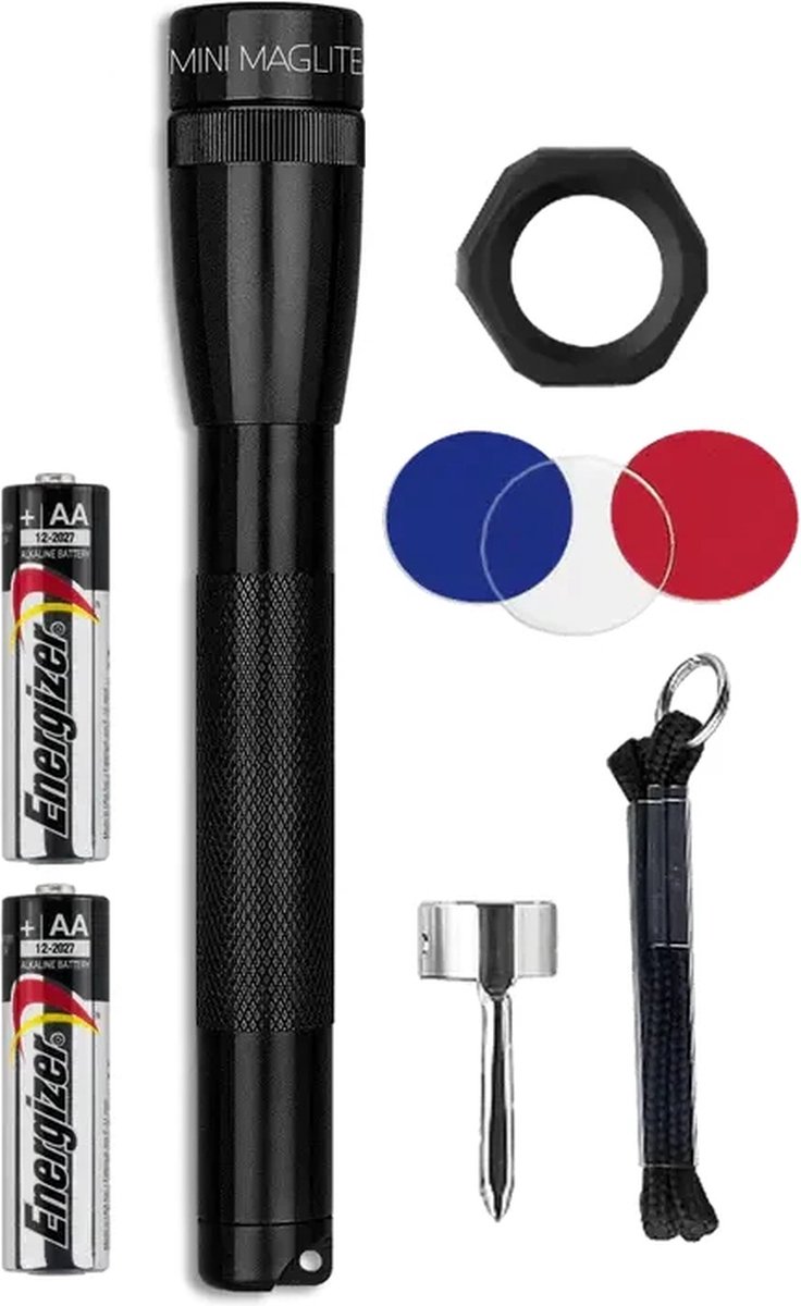Mini Maglite LED zwart pakket