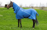 Harry's Horse Cooler- couverture anti-mouches Mesh Pro avec cou - taille 125/165 - bleu