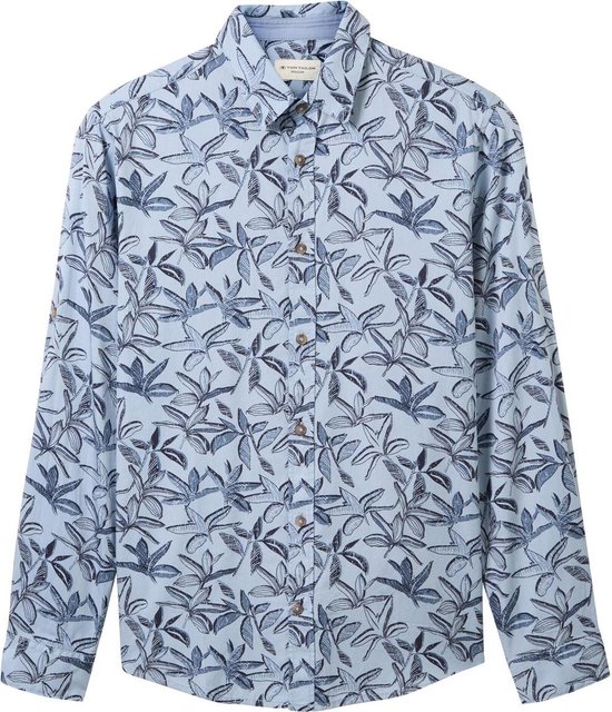 Tom Tailor Overhemd Overhemd Met Allover Print 1040984xx10 34654 Mannen Maat - XL