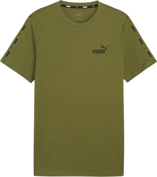 T-shirt PUMA ESS+ Tape Tee pour Hommes - Vert Olive