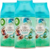Air Wick Freshmatic Life Scents Turquoise Oase Luchtverfrisser - Navulling - 3x250ml