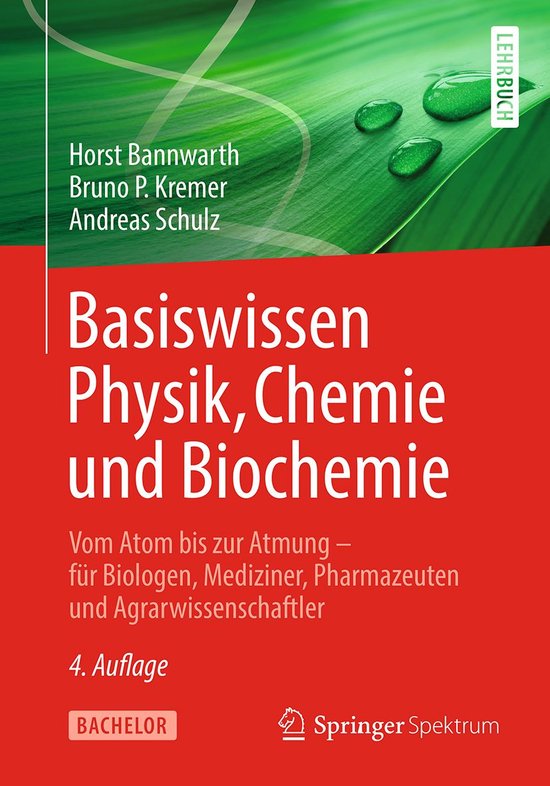 Basiswissen Physik, Chemie und Biochemie - cover