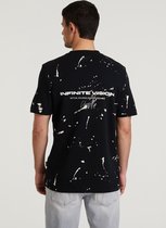Chasin' T-shirt Eenvoudig T-shirt Elon Zwart Maat L
