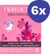 Serviettes hygiéniques Natracare Ultra Extra - Normales (6x 12 pièces)