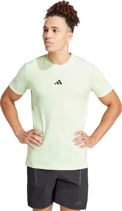 adidas Performance Designed for Training Workout T-shirt - Heren - Groen- XL