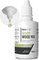 ReaVET - Wormwood Mix vloeibaar - voor Honden en Katten - Na een wormkuur - Natuurlijke kruiden voor maag & darm - 50ml