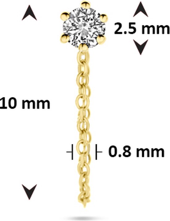 Clou d'oreille Diamant 0,05ct H Si par pièce