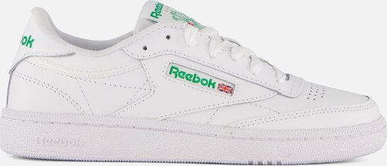 Reebok CLUB C 85 Dames Sneakers - Wit/Groen - Maat 38