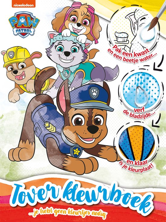 PAW Patrol - Toverkleurboek van PAW Patrol