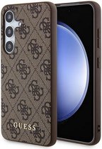 Guess 4G Back Cover - Geschikt voor Samsung Galaxy A35 (A356) - Bruin