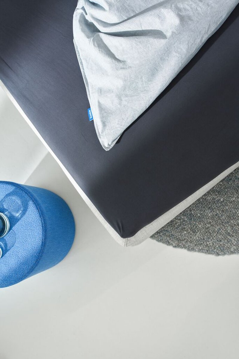 Auping Jersey 235 hoeslaken voor matras - 140/160 x 200/210/220 cm - Antraciet - Biologisch katoen thumbnail 6