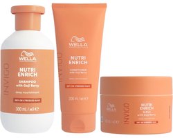 Wella - Invigo Nutri Enrich Deep Nourishing de Luxe Set - 250+200+150ml
