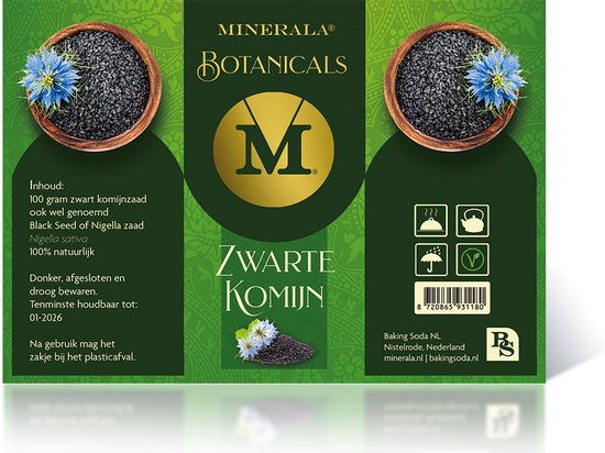 Graine de cumin noir - plantes minérales - nigella sativa - graine noire - 100 grammes