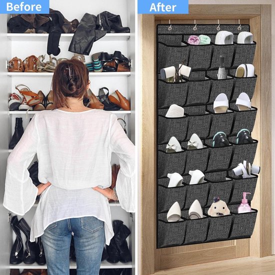 Opslag van schoenen om op te hangen achter de deur, 2 Opslag van schoenen om op te hangen achter de deur, 2