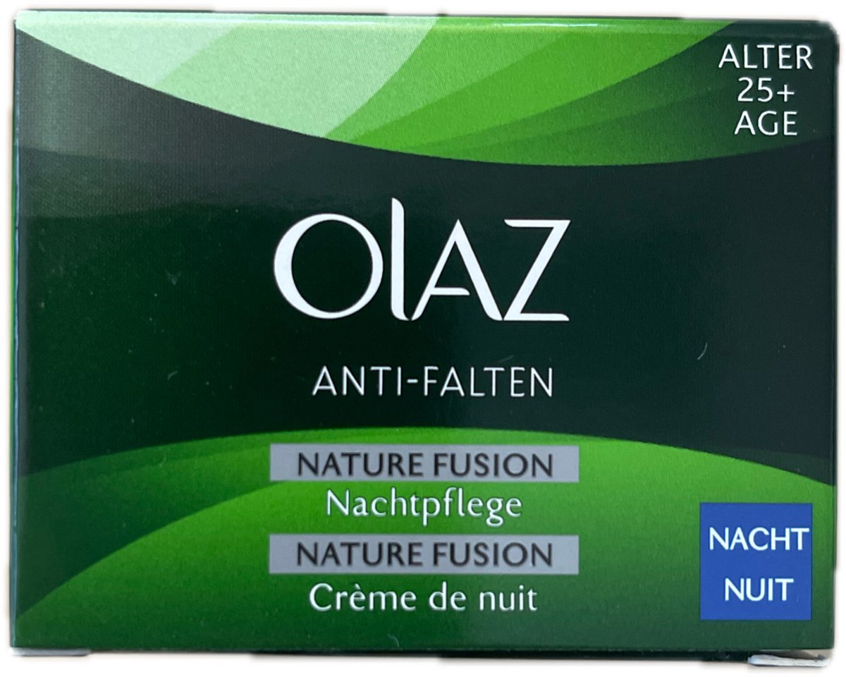 OLAZ ANTI-RIMPEL NACHTGEZICHTSCRÈME NATUURLIJKE SENSATIE 50ML