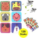 Twenty4seven® Anti Muggen Stickers - 120 Stuks - Citronella Sticker - Muggenstickers Voor Volwassenen & Kinderen