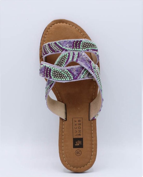 Slipper Kiki - Violet - Maat 39