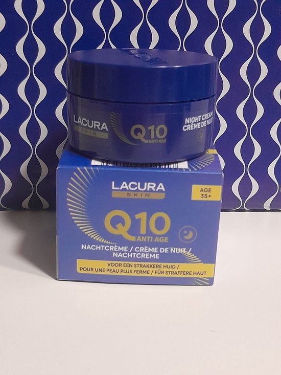 Foto: Lacura q10 nachtcreme voor een strakkere huid huid vanaf 35 jaar 50ml