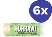Hurraw Boabab Banana Lip Balm (6x 4,3gr)