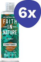 Faith in Nature Kokos Conditioner (6x 400ml)