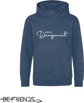 Be Friends Hoodie - Grote deugeniet - Kinderen - Blauw - Maat 1-2 jaar