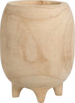 houten bloempot - bloempotten voor binnen - bloempot binnen - plant pot